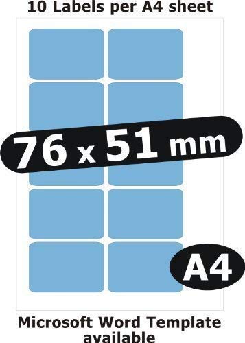 40x30mm Ovalado, 160 Etiquetas, Blanco Brillante Papel Láser , 5 A4 Láminas, IMPRESORA LASER Pegatinas