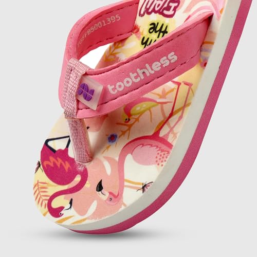 Image of toothless Kids Printed Flip Flop | Soft EVA Sole | Anti-Slip | Comfortable Wear | Lightweight | Durable | Summer Footwear for Boys & Girls | Casual Slippers