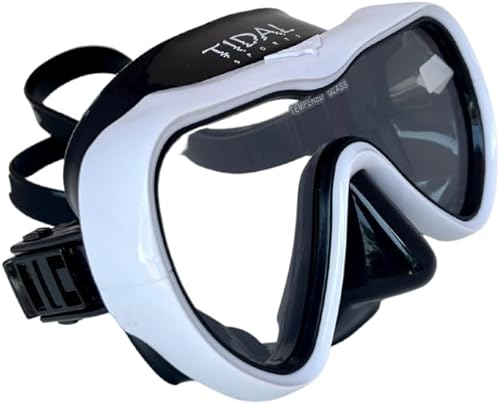 Miniatura 3 de Tidal Mask - Máscara avanzada de buceo antivaho para buceo, esnórquel, buceo libre y natación. Lente única de vidrio templado gran angular - La