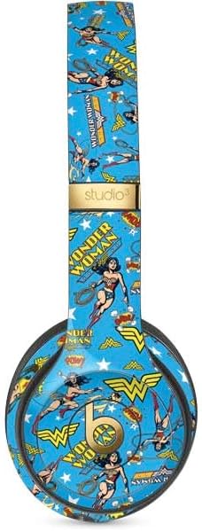 Skinit Decal Audio Skin Compatible with Studio Wireless 3 - Officially Licensed DC Comics Wonder Woman Vintage Profile Design