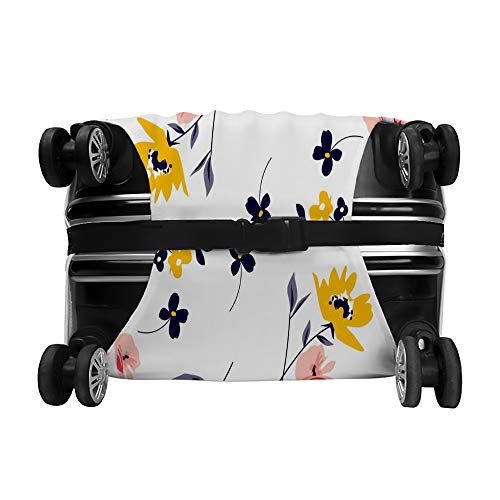 Housse pour bagages de voyage de qualité supérieure ajustement parfait fleurs