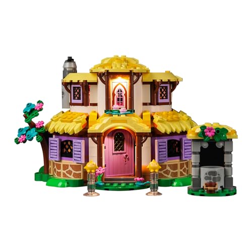 LocoLee Licht Kompatibel mit Lego Disney Wish Ashas Häuschen (Kein LEGO-Set) Led Beleuchtungs Compatible with Lego 43231 Disney Ashas Cottage - Nur Lichter Set