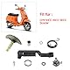 aleawol 8 Stück Kickstarter Ritzel, Gear Moped Kick Start Hebel Zwischenwelle Zahnrad Hebel Feder Moped Kickstarter Set für GY6 50cc 60cc 80cc 90cc 139QMB Motors Scooter