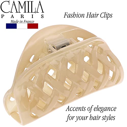 Camila Paris CP3204 Pinza de Pelo Francesa para Mujeres con Cabello Voluminoso y Grueso, 2.75 pulgadas, Durable y Estilizada miniatura 4