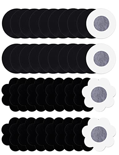 2XK-NOV Cache Tétons Jetables Invisibles - Auto Adhésif Mamelon Autocollants Non Tissés Imperméables Et Respirants Pour Femme En Forme De Fleur Lot De 10/20/40 (6 Cm)(10, Couleur De Peau