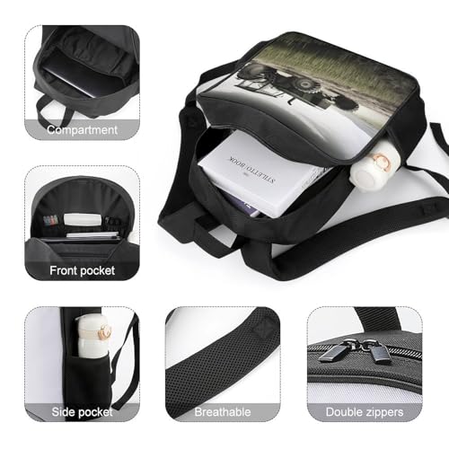 Laptop Backpack for Travel Daypack Tractor Agriculture Tranquil Computer Bag Work Back Pack Laptop Bag Casual Nurse Bag4