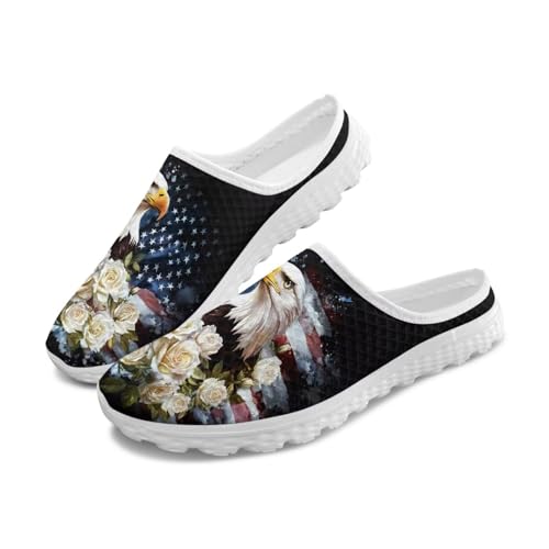 Binienty Mule Sneakers for Women Soft EVA Sole Anti-Slip Garden Clogs Fashion Slip on Loafers