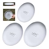 Titan-gereinigter Edelstahl-Teller, Campinggeschirr mit ultraleichtem Design, 3 Größen für den Außenbereich, Picknick, Wandern und den täglichen Gebrauch (14 - 20 cm) (3 Mix)