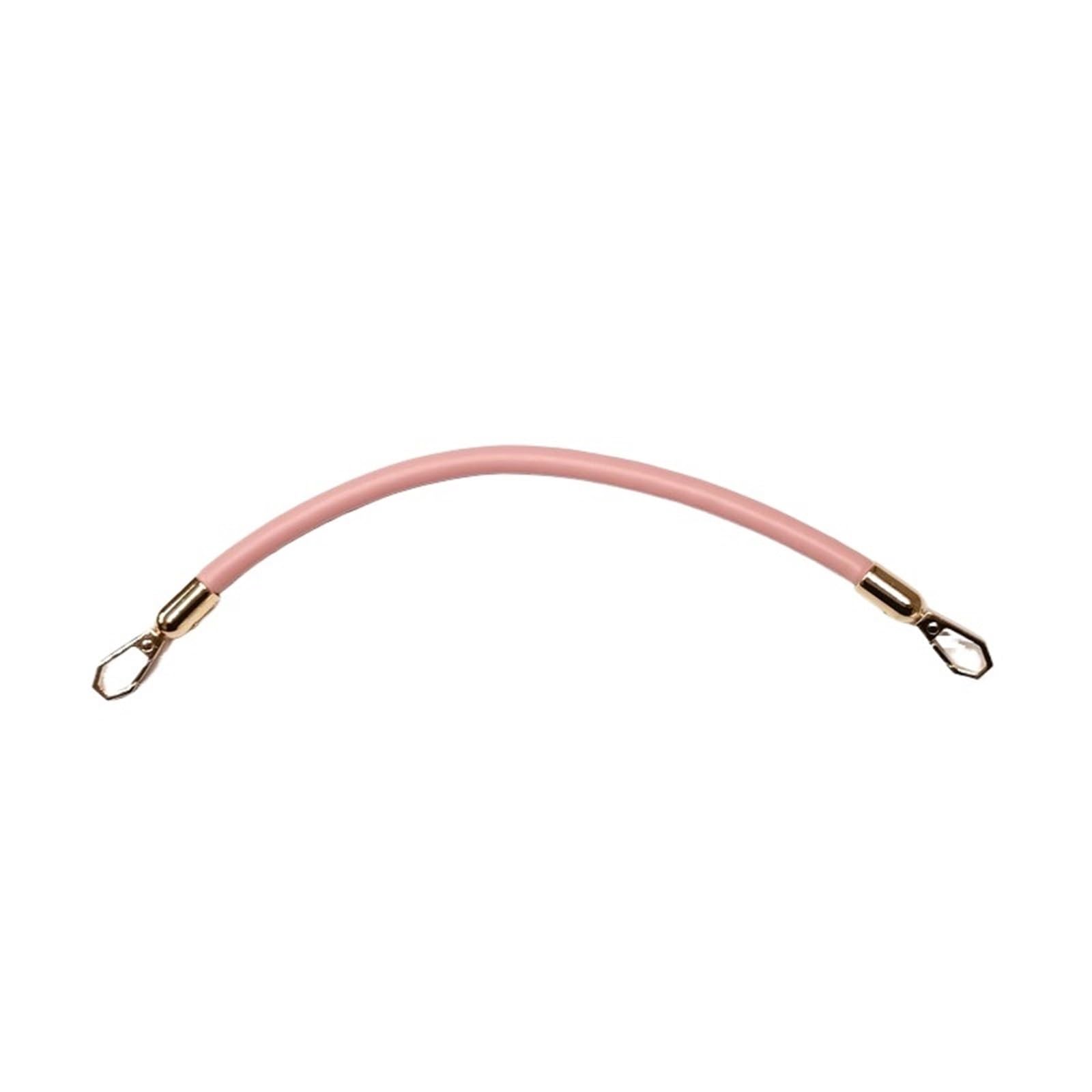 DYYEUAVT 10MM/50CM PU Leather Bag Strap Handbags Handles for Handbag Short Bag Strap Purse Strap Golden Buckle Replacement Bag Belt Band(Pink Gold)