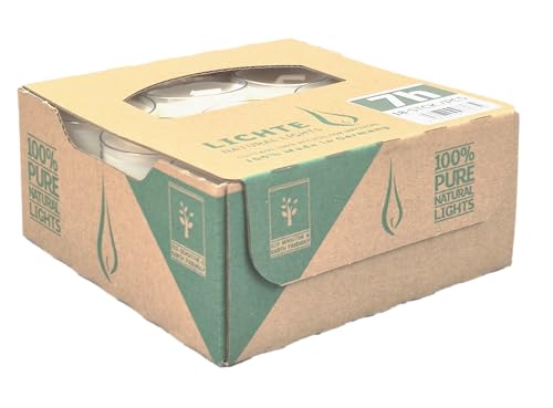 Wenzel Teelichte, Nature Lights, 7Std Brenndauer, 18 Stück