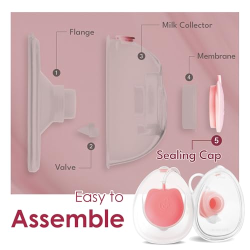 Image of Nenesupply Sealing Caps for Handsfree Wearable Collection Cups. Work with Nenesupply Handsfree Wearable Collection Cups Only. Made of Food Grade Material. Handfree Pumping.