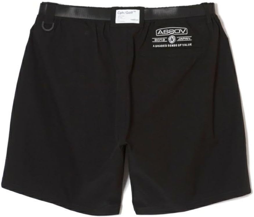 AS2OV×Cph/Golf #ADJUSTABLE SHORTS クロ　M AS2OV×CPH別注 ADJUSTABLE SHORTSアッソブ シーピーエイチ