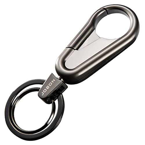 Aaliyahh porte clef,Porte-clés, avec 2 porte-clés - mousqueton en alliage de zinc, forme de mousqueton solide, porte-clés de voiture comme cadeau d'affaires pour hommes et femmes Cover