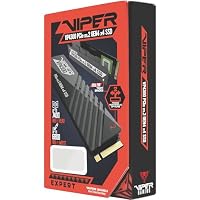 Patriot Viper VP4300, 2TB PCIe Gen4 x4 NVMe M.2 SSD, bis zu 7400MB/s sequenzielle Lese- und 6800MB/s sequentielle Schreibgeschwindigkeiten – Ansicht 4