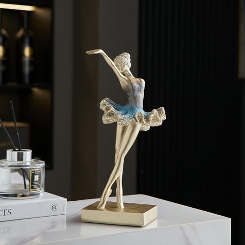 Figura de Bailarina de Ballet en Resina Elegante Decoración miniatura 2