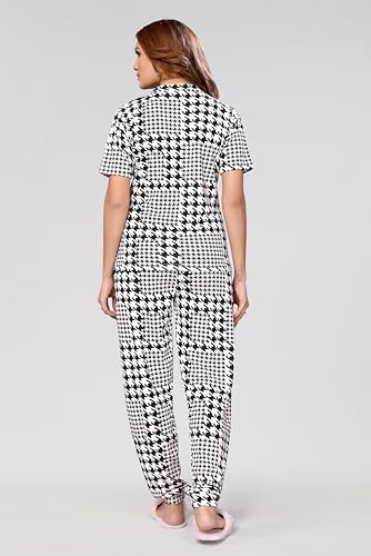 Image of VJ Fashion Women's Cotton Lycra Tie-Dye Payjama Set|Co-ord set|Night Suit Set |Night Dress |Lounge Wear|Full Pair Set for Women Night Dress