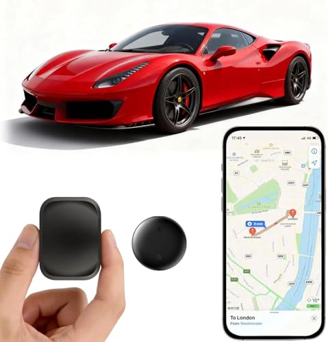 JNLIK GPS Tracker for Vehicles,Magnetic Waterproof Car Tracker, No Monthly fees, Mini Portable GPS...