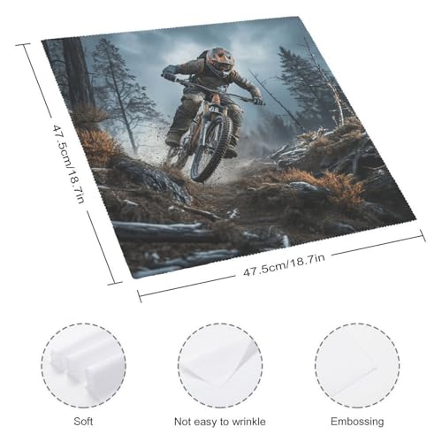 Servilletas de Tela Cuadradas Reutilizables x4 miniatura 2