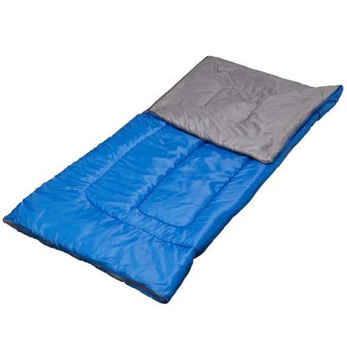 Bolsa de dormir para niños Stansport – Aislante sintético ligero para camping de verano, pijamadas y viajes – 58" x 28" – Se pueden unir para tamaño doble miniatura 1