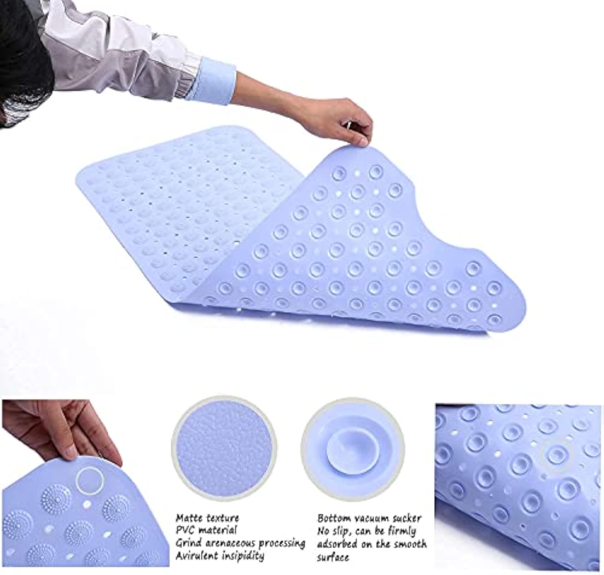 Large Soft Bathroom Mat 110 x 40 cm