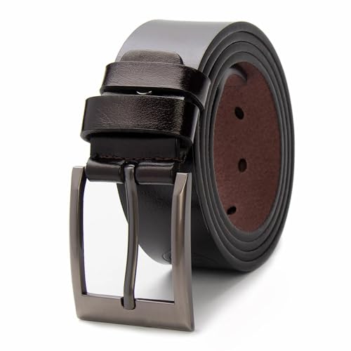Ceinture en jean polyvalente en cuir PU rétro vintage avec boucle à aiguille en alliage