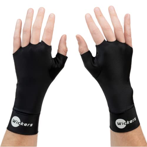 Wickers Lacrosse Glove Liners (Small, Black) #TOP21