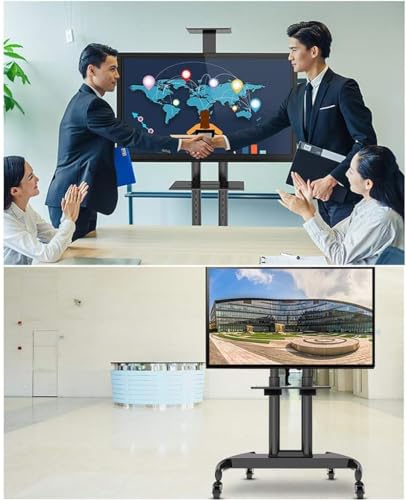 Soporte móvil para TV con ruedas para pantallas de 32 a 70 pulgadas miniatura 3