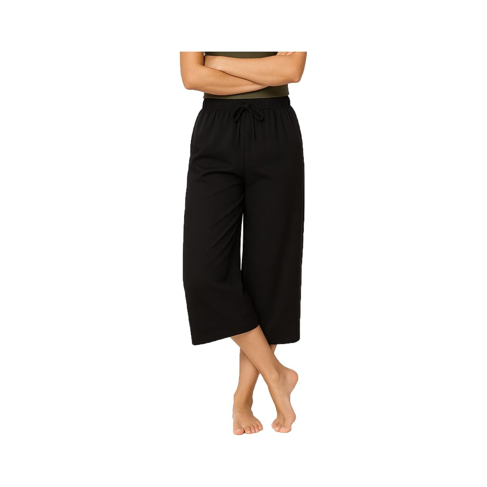 Women's 3/4th Capri For Girls Single Pack (Black)-picture-38