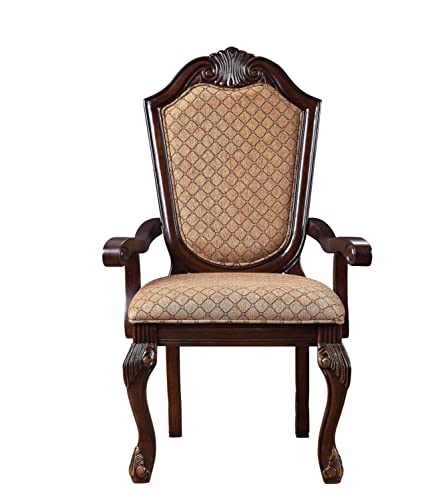 Acme Furniture Chateau De Ville Arm Chair (Set-2) in Fabric & Esp...