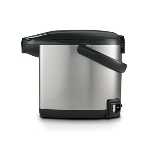 Image of Tiger Pdu A30u K 3.0l Electric Water Boiler and Warmer, Stainless Black | 3.0l Capacity, 4 Temps, Microcomputer Control, Keep Warm, AC 120V
