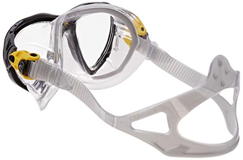 Máscara de Mergulho Cressi Big Eyes Evolution Crystal - Amarelo