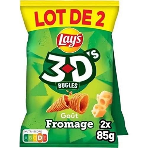 Cone de mais croustillant gout fromage - 3D Bugles