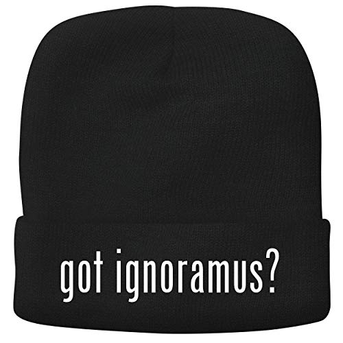 BH Cool Designs got Ignoramus? - Adult Comfortable Fleece Lined Beanie, Black