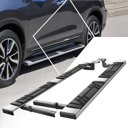 Estribos laterales compatib. Nissan Rogue 2014-20 acero