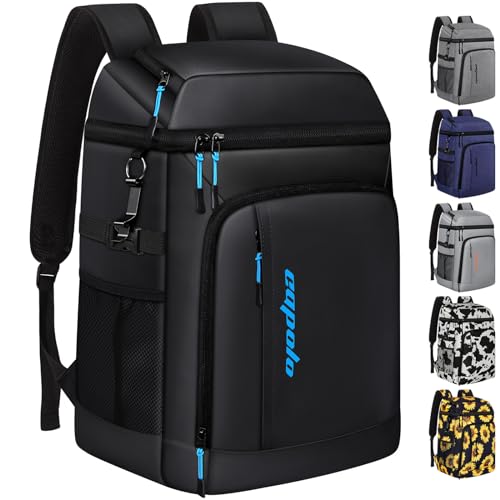 Capolo Mochila Térmica à Prova de Vazamento 36 Latas, Bolsa Térmica Macia para Acampamento, Bolsa Térmica de Gelo, Bolsa Térmica Portátil à Prova d'Água para Almoço na Praia