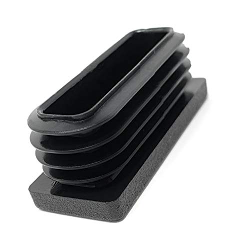 Preisvergleich Produktbild Design61 10x Vierkant Rohrstopfen 50x20mm mit Lamellen