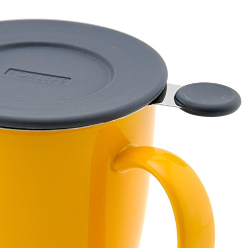 Forlife Uni Brew-In-Mug With Tea Infuser And Lid, 16-Ounce, Mandarin #TOP2