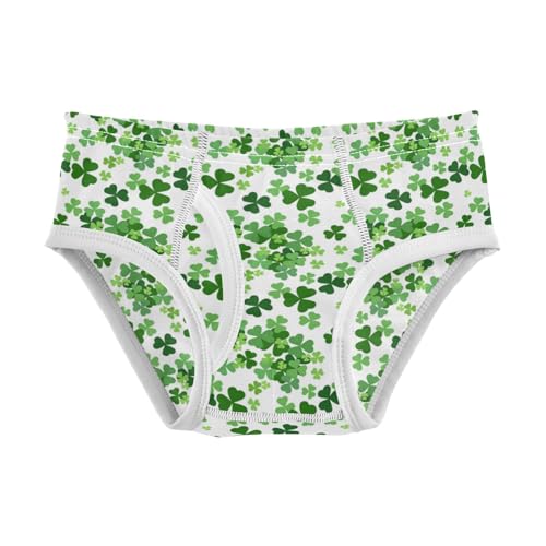 Boys' Exclusive Briefs Toddler Underwear 95% Combed Cotton Boxerbriefs 2T Patrick Clover Pattern 45