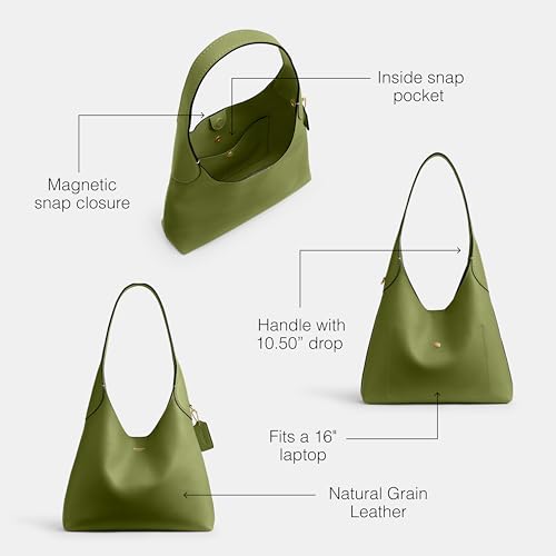 Image of COACH Brooklyn Shoulder Bag 28 in Straw