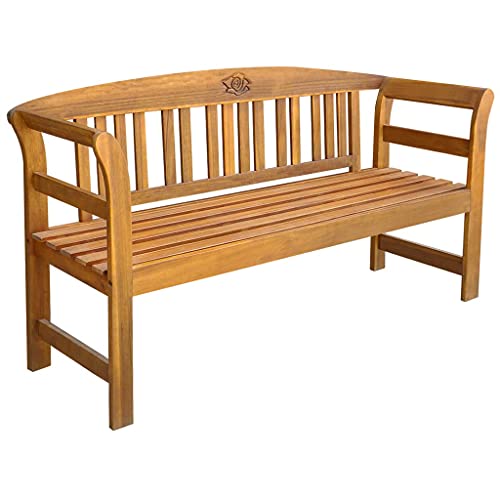 vidaXL Banc de Jardin Bois d'Acacia Massif Meuble de Jardin Terrasse Parc