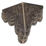 Protections d'angle décoratives pour meubles : la protection d'angle s'adapte à la plupart des types de décoration d'angle de boîte vintage, facile à installer, pratique et polyvalente, protections de supports d'angle