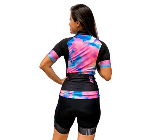 CAMISA ELITE FEMININA TIE DYE MANGA CURTA - PP - Rosa