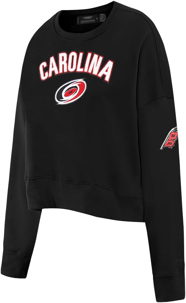 Pro Standard NHL womens Womens Nhl Classic Chenille Brushed Back French Terry Crewneck Sweatshirt - Image 3