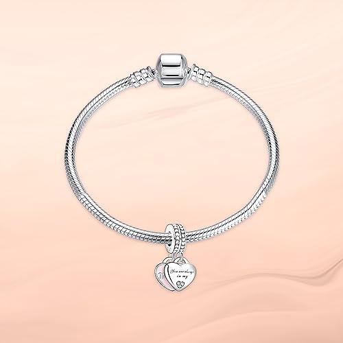 Annmors Charms for Bracelets Family Animal Safety Chains Nature Dangle for Women Bracelets & Necklace Pendant2