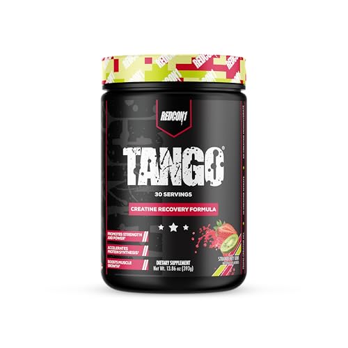 REDCON1 Tango Creatine Powder, Strawberry Kiwi - Sugar Free + Keto Friendly Creatine Supplement - Betaine Anhydrous for Muscle Endurance & Strength (30 Servings)