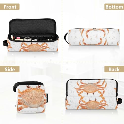 Bolso de Viaje para Herramientas de Cabello Funny Crab con Estera para Plancha Portátil para Planchas, Alisadores y Rizadoras miniatura 5