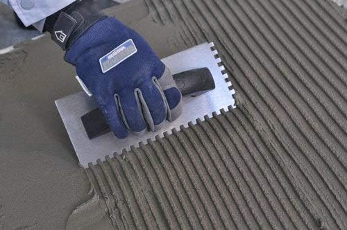 Image of HiFam Notch Trowel | Economy Square Notch Trowel Set | Notch Trowel for Fixing Tiles, Granite, Marble | Flooring Tile Installation Trowel | Notch Size : 6 mm & 10 mm (1 /2-Inchx & 1 /4-Inchx) | 2 PCs |