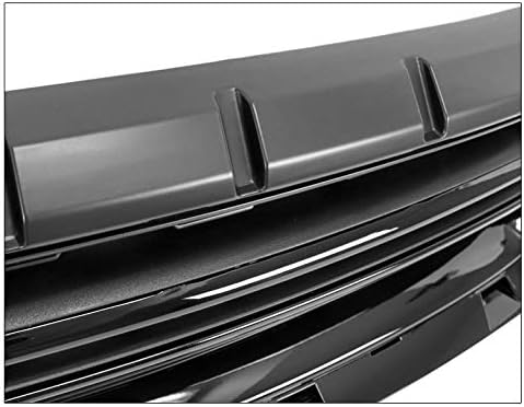 Miniatura 4 de ZMAUTOPARTS Parrilla de parachoques delantero estilo OE negro brillante compatible con Dodge Charger 2015-2019