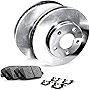 R1 Concepts Rear Brakes and Rotors Kit |Rear Brake Pads| Brake Rotors and Pads| Ceramic Brake Pads and Rotors |Hardware Kit |fits 2016-2021 Hyundai Tucson, 2017-2020 Kia Sportage