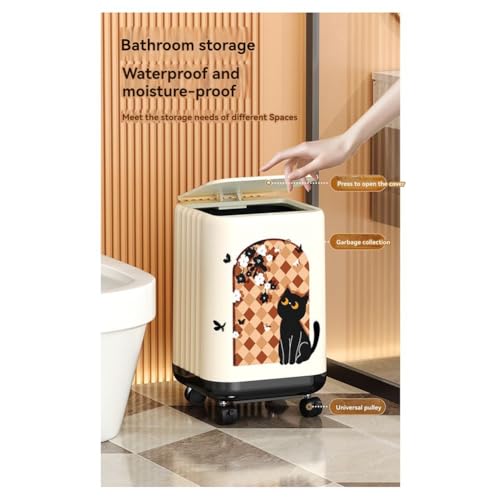 Poubelle de grande capacité en version conteneur mobile domestique - 3